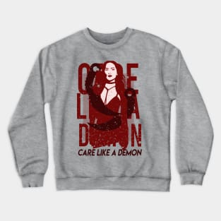 Care like a demon . Maze Crewneck Sweatshirt